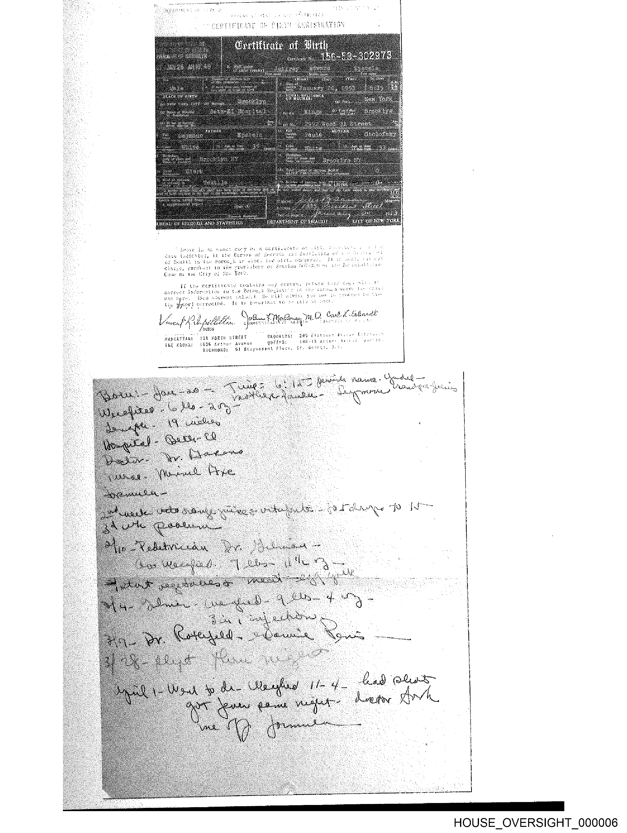 Birthday Book page 6