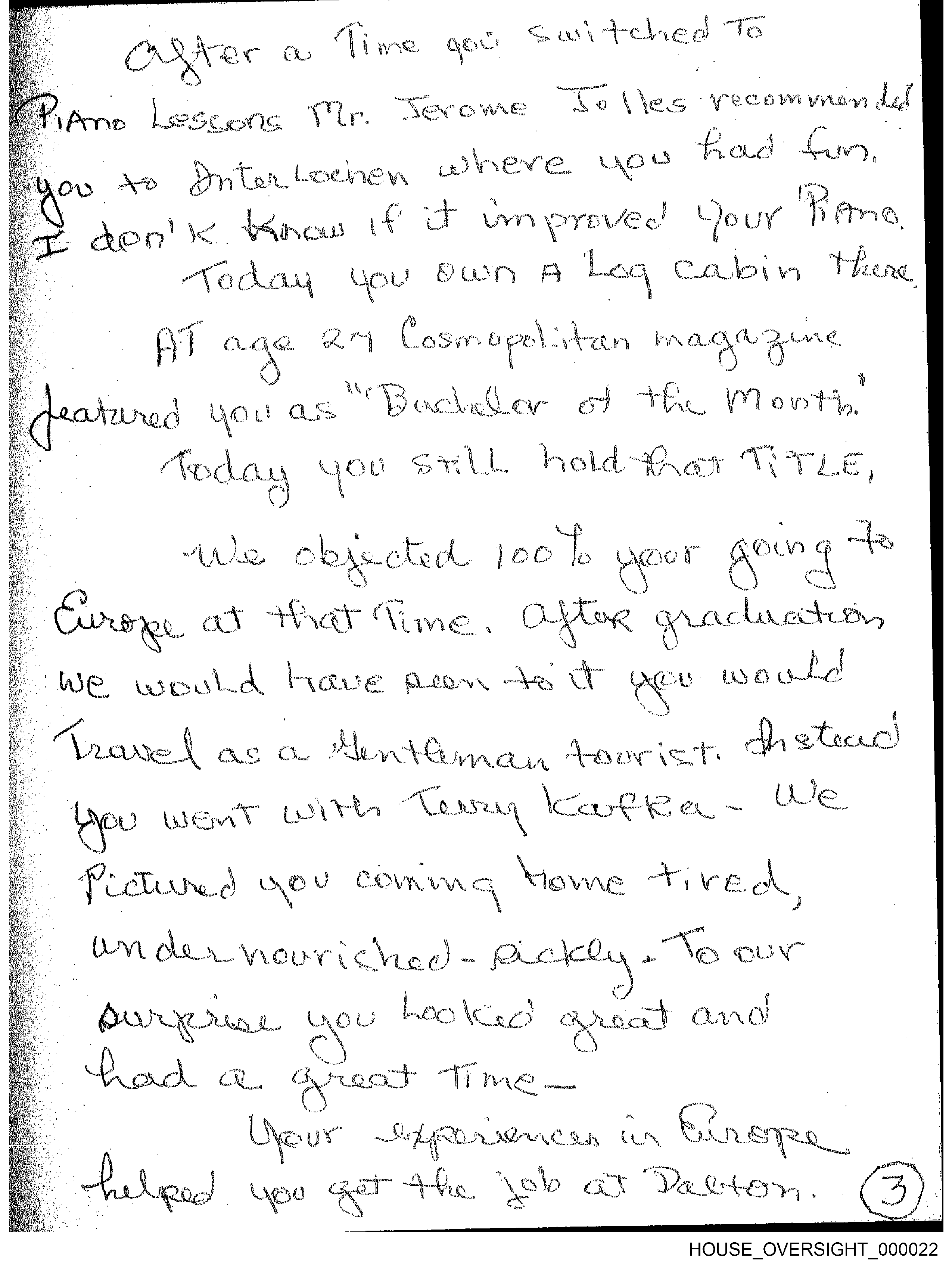 Birthday Book page 22
