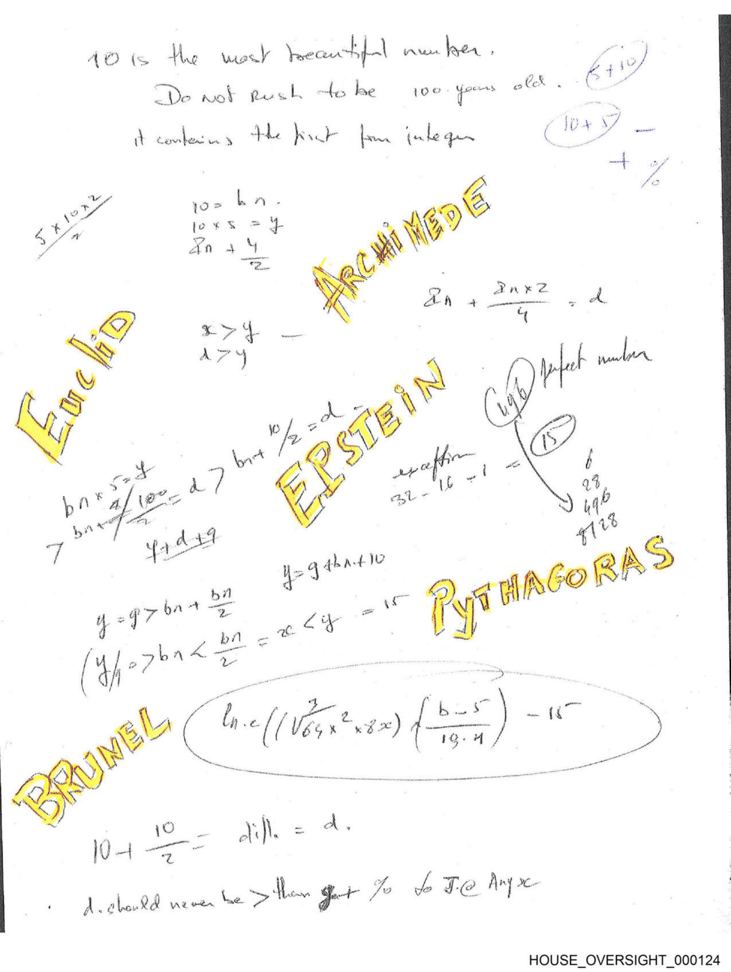 Birthday Book page 124