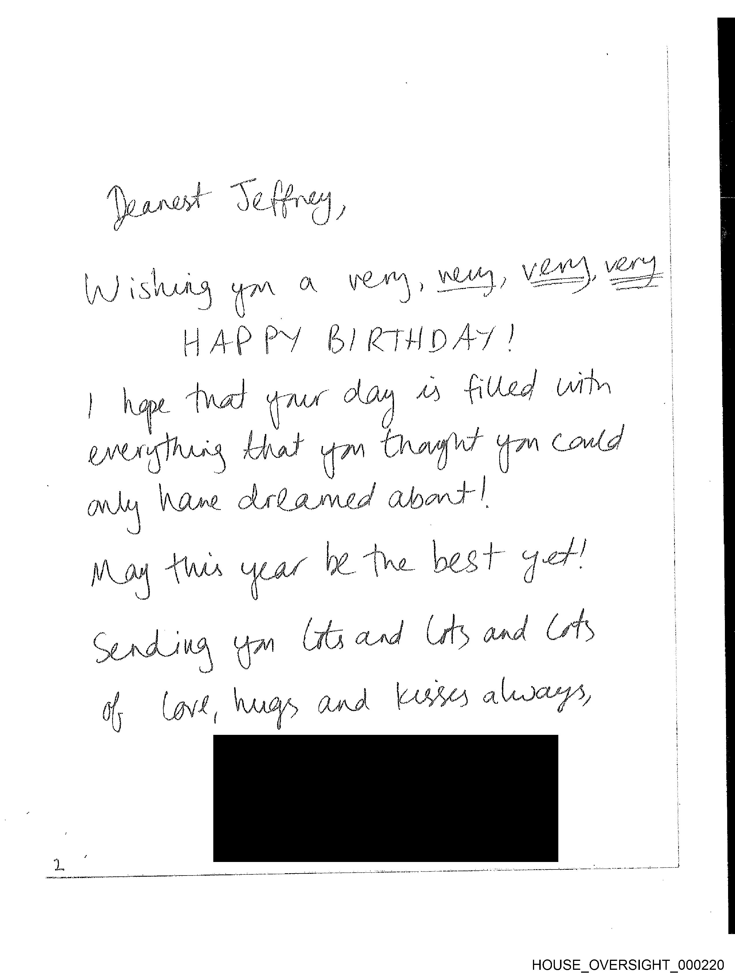 Birthday Book page 220